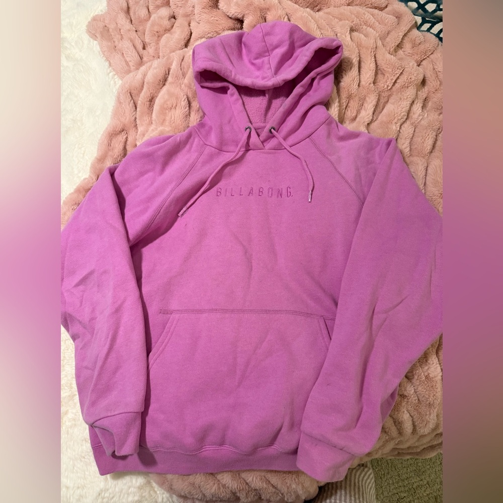 Pink billabong hoodie Medium